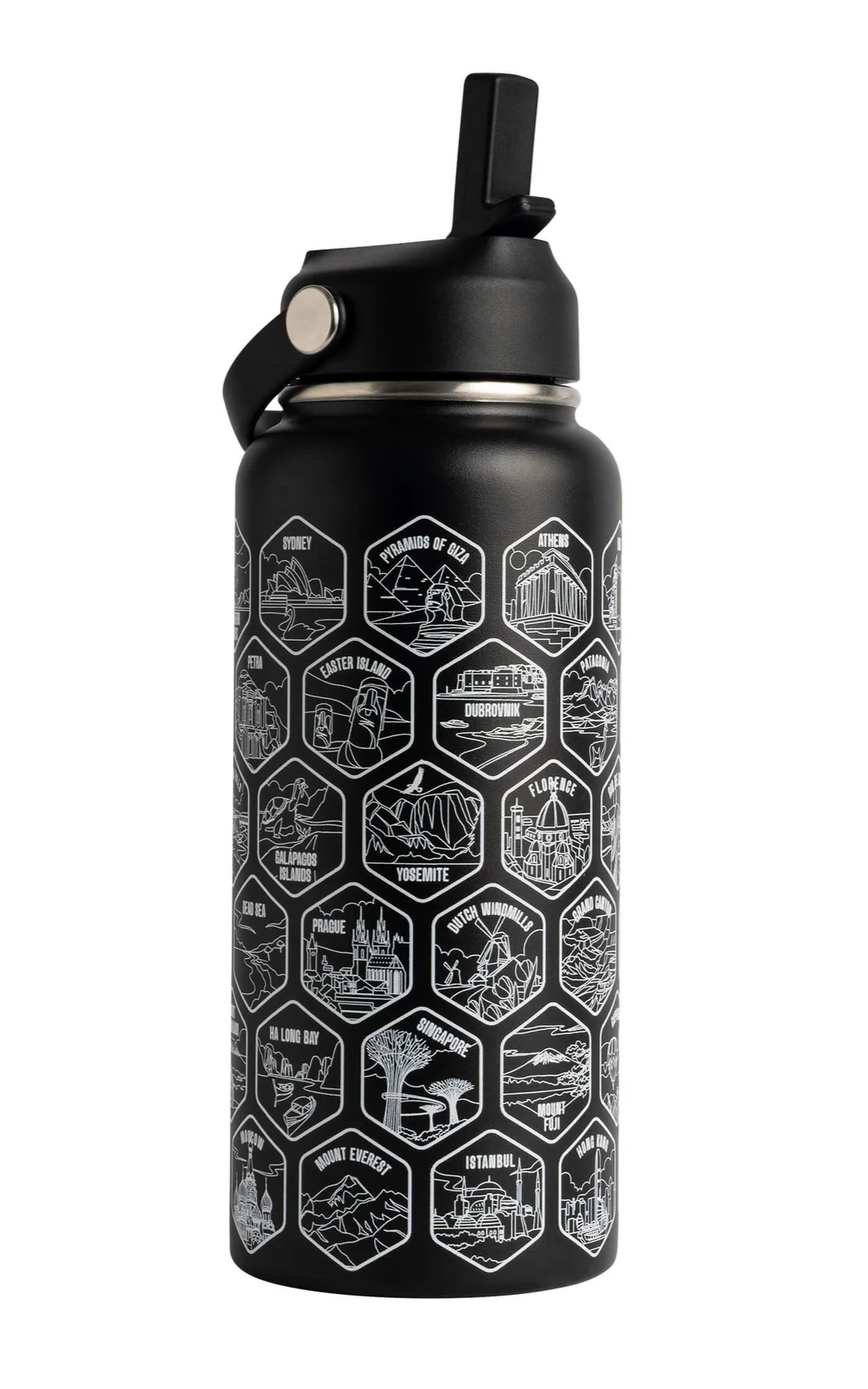 HydraT – World Explorer Bottle + Stickers