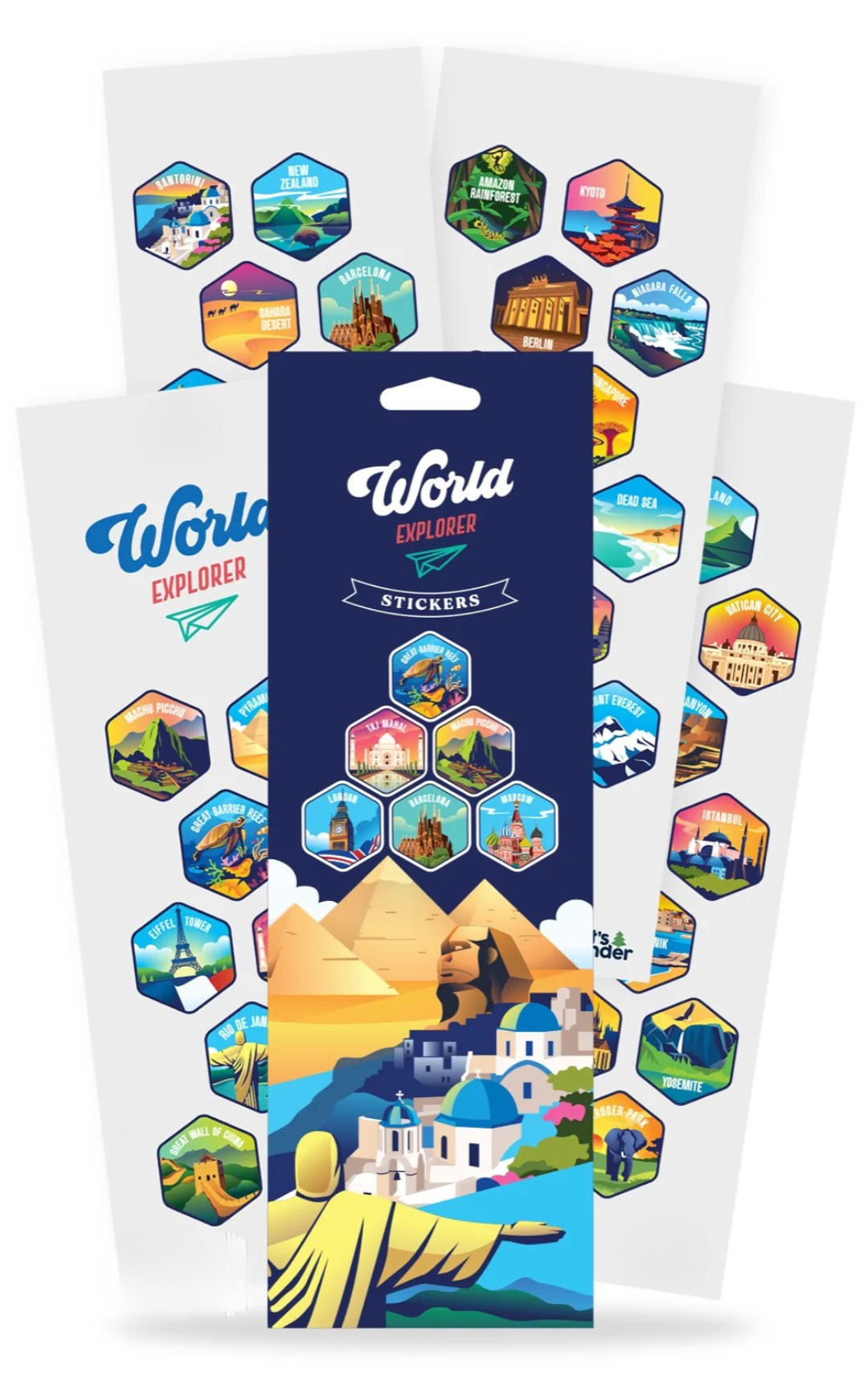 HydraT – World Explorer Bottle + Stickers