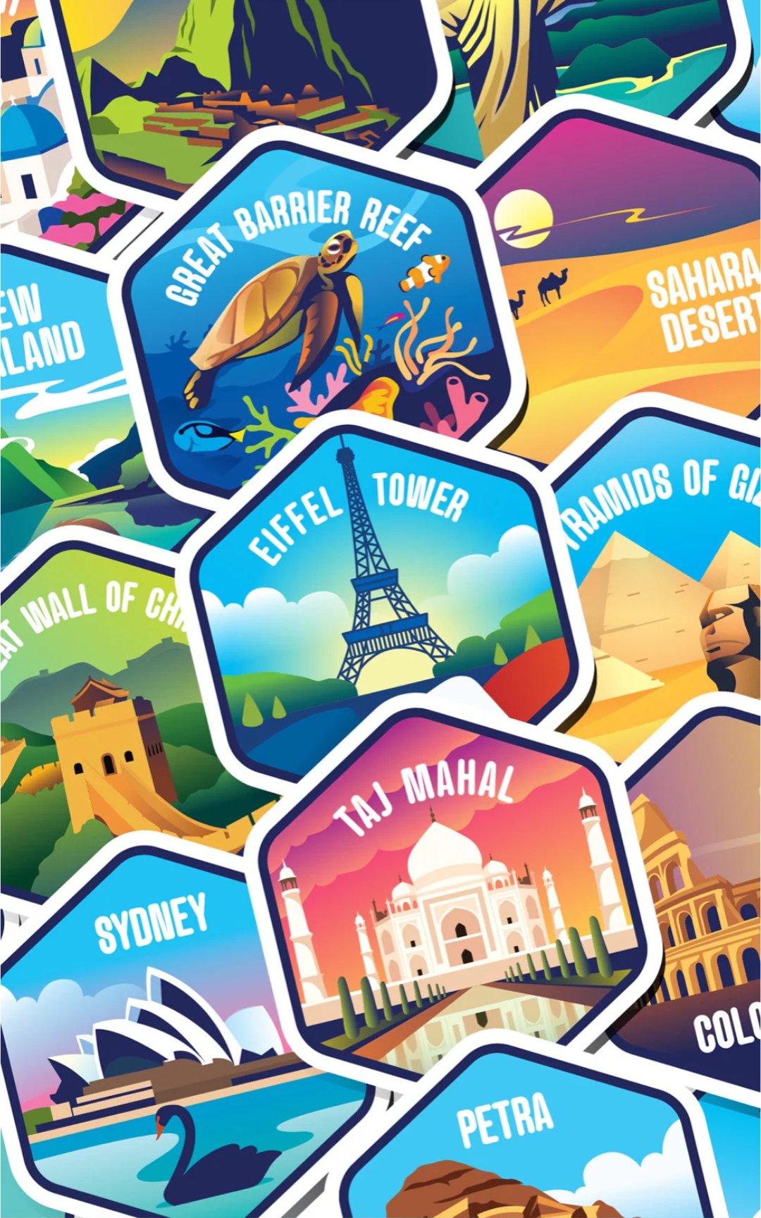 HydraT – World Explorer Bottle + Stickers